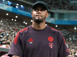 Bayern Munich manager Vincent Kompany